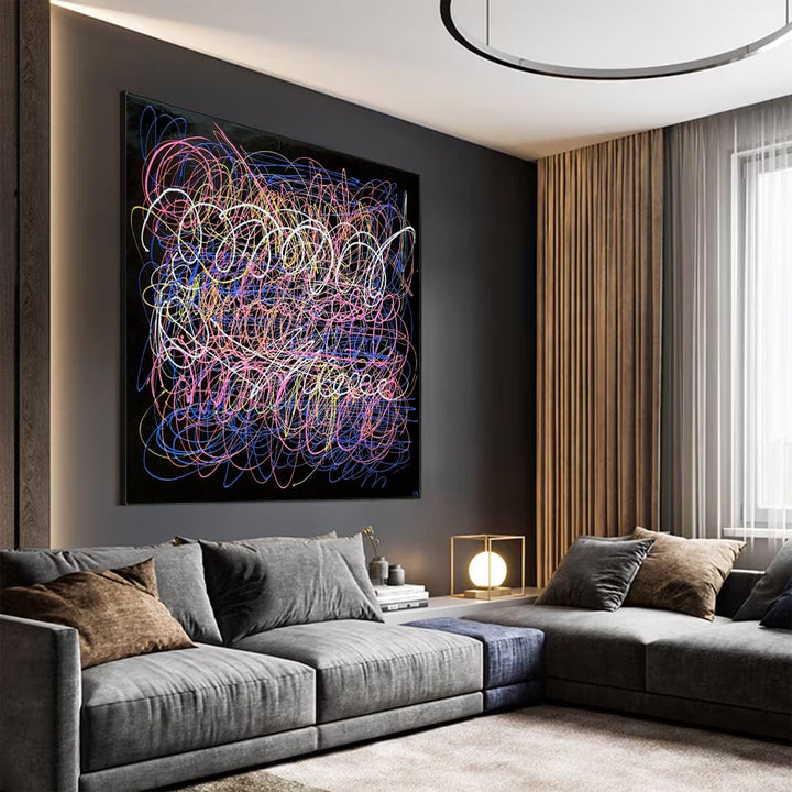 COLORFUL APPARITION 46"x46"