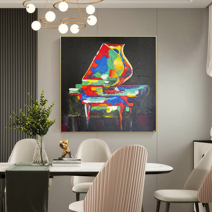 COLOR OF MUSIC 48"x48"