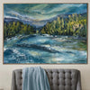 Abstract Forest Painting Landscape Wall Art Impasto Artwork Original Art National Park Painting Modern Acrylic Oil Painting | PERFECT VIEW - trendgallery.ca