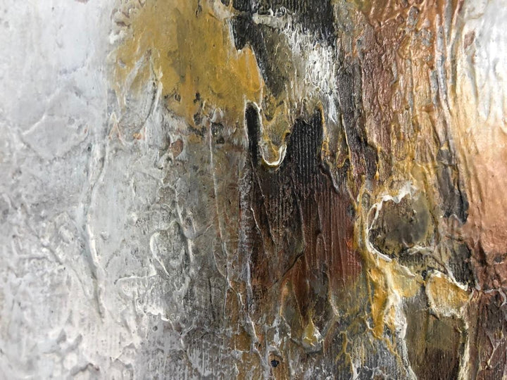 Extra Large Acrylic Painting Colorful Contemporary Wall Art Texture Art Wall Decor | RUNNING AWAY - trendgallery.ca