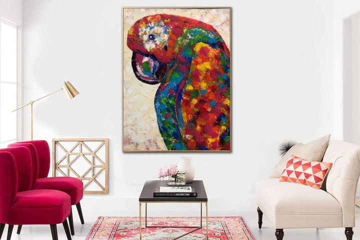 RED PARROT 40"x30"