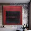Abstract Red And Black Painting Mark Rothko Canvas Wall Art Textured Fine Art Modern Painting Handmade Art Mark Rothko Style Wall Art | SHADES OF RAGE - trendgallery.ca