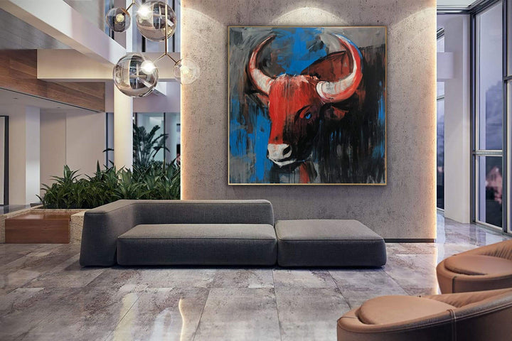 RED COW 40"x40"