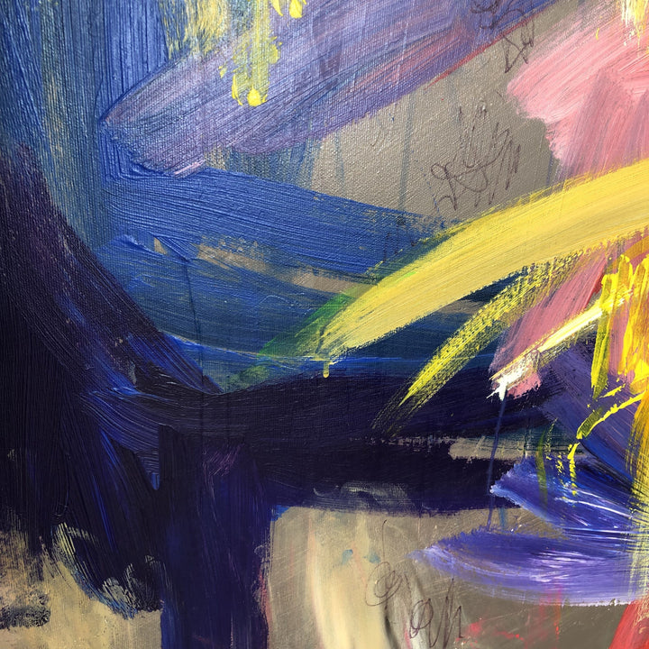 Large Abstract Colorful Paintings on Canvas Original Vibrant Painting Contemporary Textured Art Modern Oil Painting | VIBRANT RESONANCE - trendgallery.ca