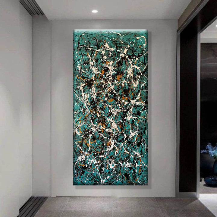 TURQUOISE FRENZY 40.1"x20.5"