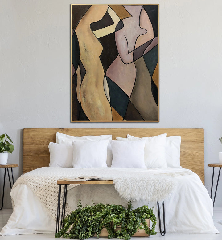 Original Abstract Figurative Paintings On Canvas Creative Expressionist Artwork Colorful Fashion Painting Hand Painted Art | LUXURY - trendgallery.ca