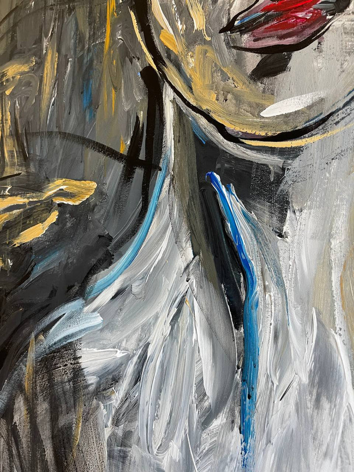 PENSIVE JACQUELINE 46"x46"