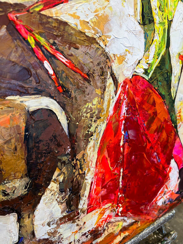 Spanish Matador Bullfighter Acrylic Painting Corrida Original Oil Painting Bullfight Torero | SPANISH MATADOR - trendgallery.ca