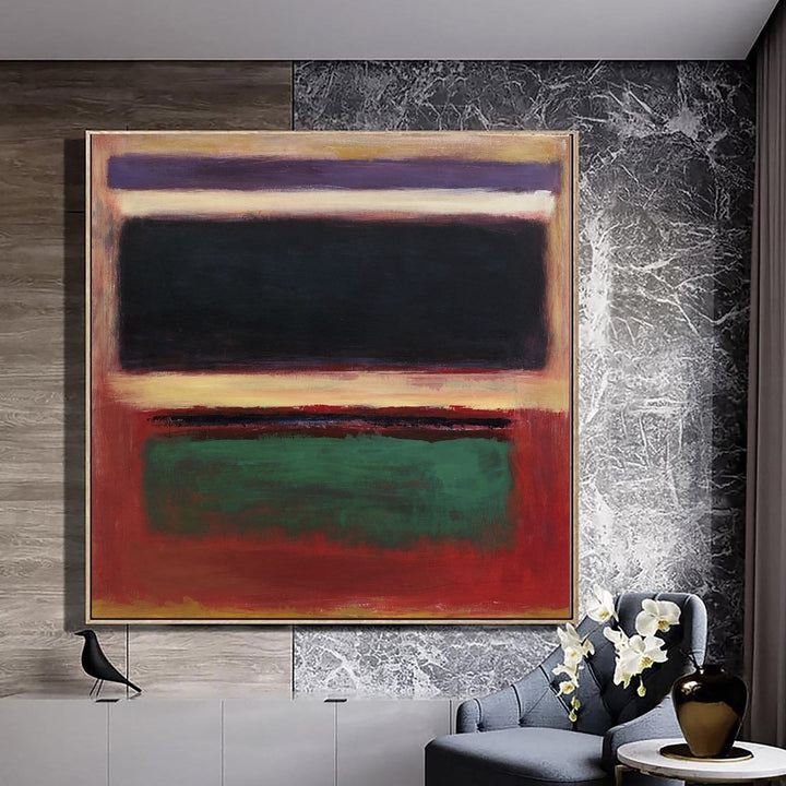 Mark Rothko Paintings On Canvas Abstract Expressionist Art Textured Painting Modern Handmade Art Rothko Style Wall Art | INSPIRATIONAL COLORS - trendgallery.ca