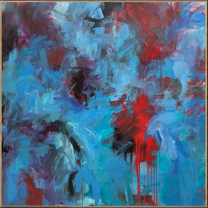 BLUE CURACAO 40"x40"