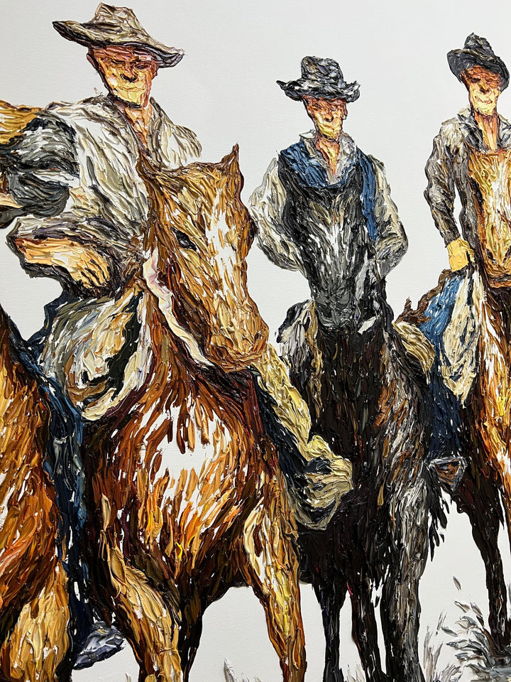 COWBOY'S WALK 48"x64"