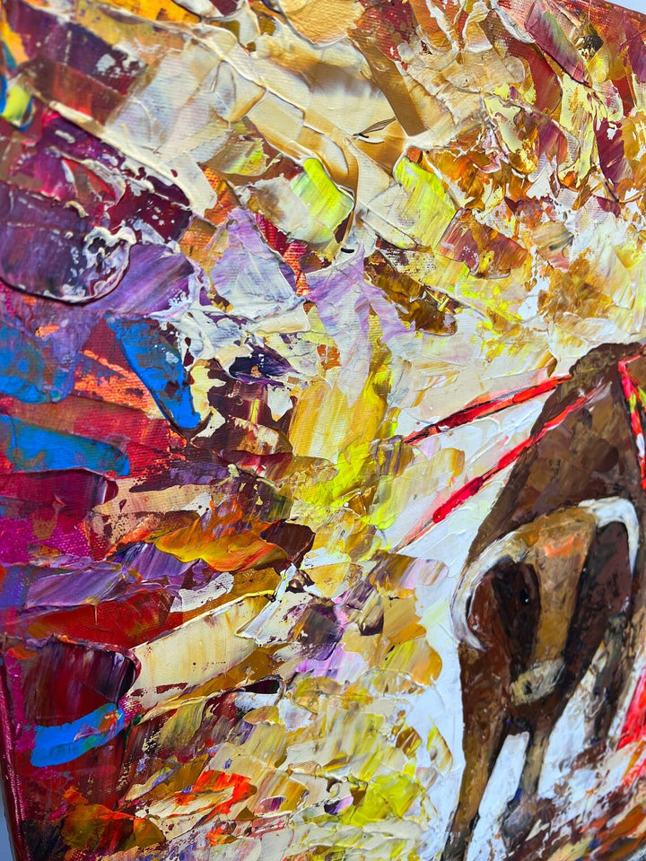 Spanish Matador Bullfighter Acrylic Painting Corrida Original Oil Painting Bullfight Torero | SPANISH MATADOR - trendgallery.ca