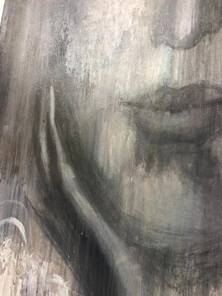 Acrylic Painting On Canvas Original Abstract Faces Painting Contemporary Art | WATER NYMPHS - trendgallery.ca