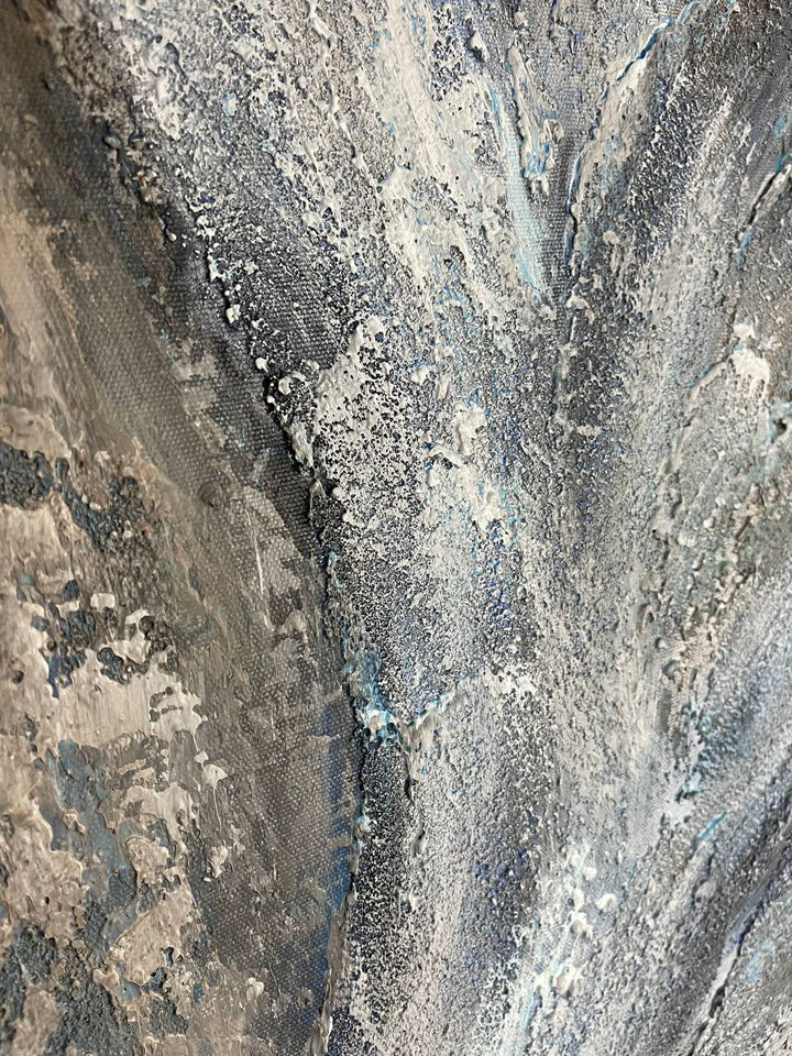 Original Wings Paintings On Canvas Monochrome Artwork Grey Textured Wall Art For Home Decor | LOST WINGS - trendgallery.ca