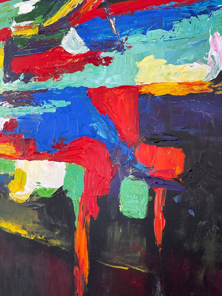 COLOR OF MUSIC 48"x48"