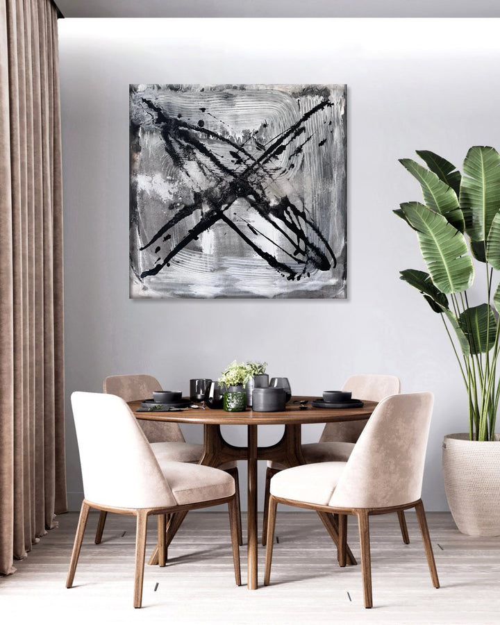 MONOCHROME IMPACT 26"x26"