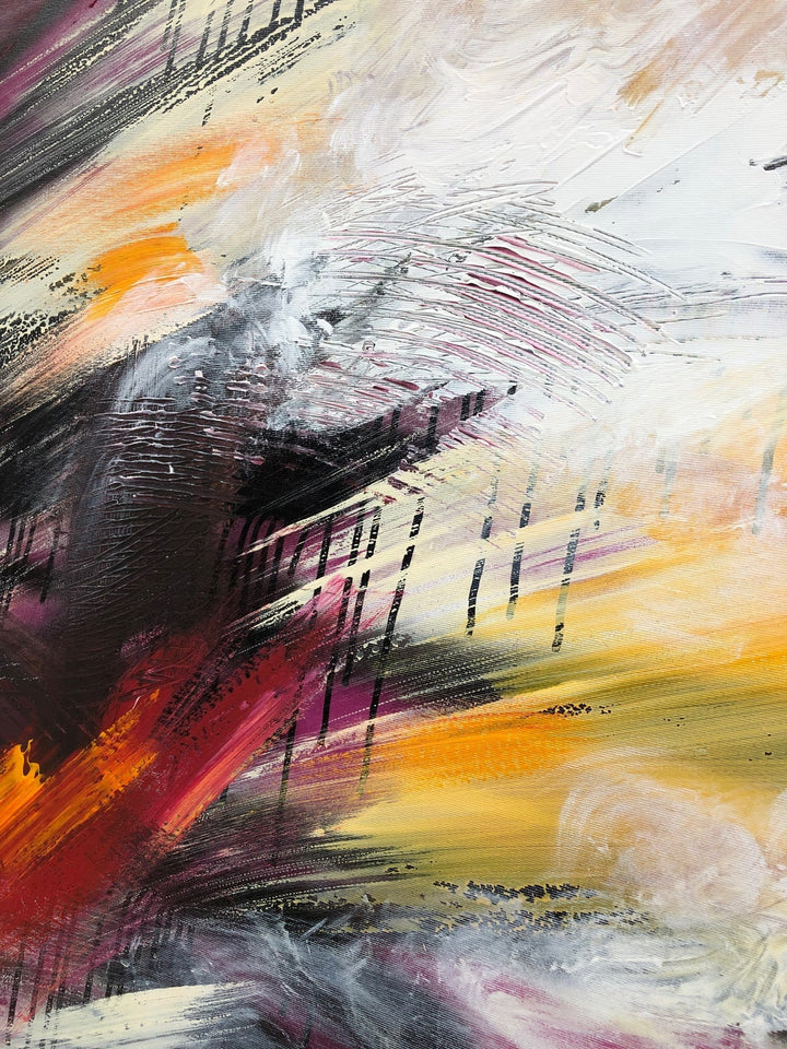 Large Abstract Colorful Paintings On Canvas Original Acrylic Oil Painting Modern Fine Art Contemporary Wall Art | MARVELOUS DREAM - trendgallery.ca