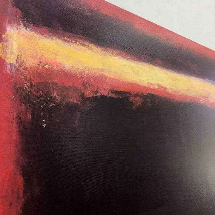 Mark Rothko Canvas Art Abstract Expressionist Paintings On Canvas Modern Fine Art Textured Handmade Wall Art Mark Rothko Painting | DARK REFLECTION - trendgallery.ca