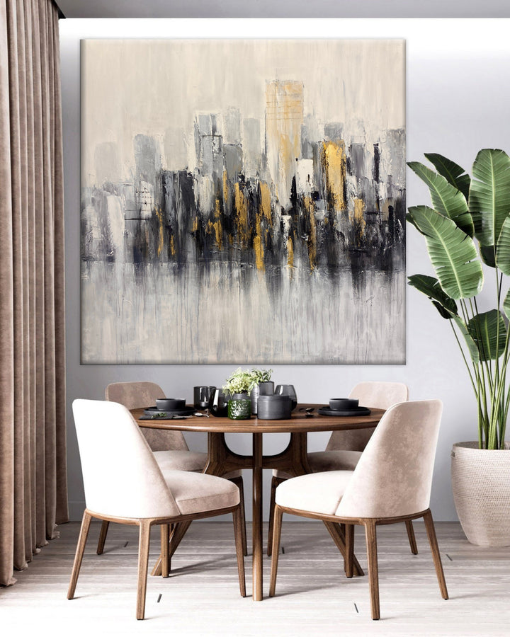 METROPOLIS HAZE 46"x46"