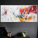 Abstract Art in White, Yellow and Red | DANCE