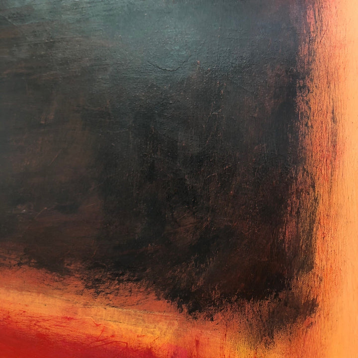 Mark Rothko Abstract Canvas Painting Original Black And Red Painting Modern Acrylic Rothko Style Painting | DIFFERENCE IN BETWEEN - trendgallery.ca