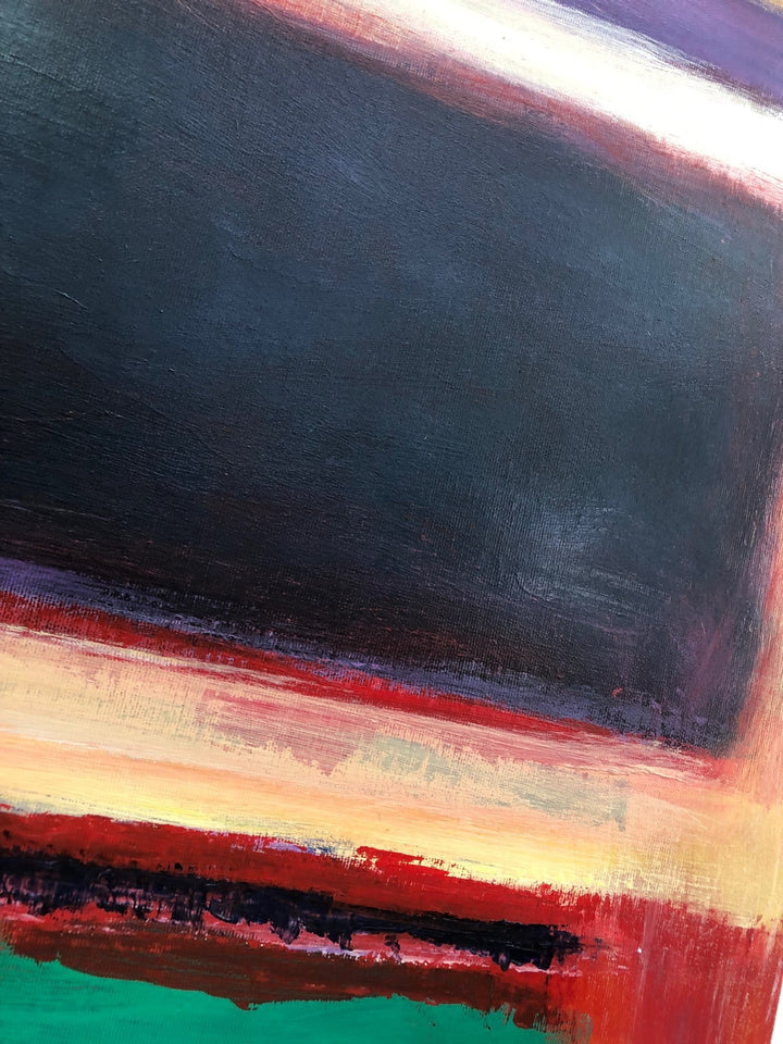 Mark Rothko Paintings On Canvas Abstract Expressionist Art Textured Painting Modern Handmade Art Rothko Style Wall Art | INSPIRATIONAL COLORS - trendgallery.ca