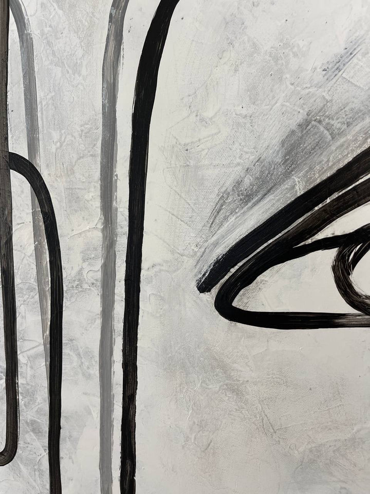 WITH MYSELF 45.6"x20"