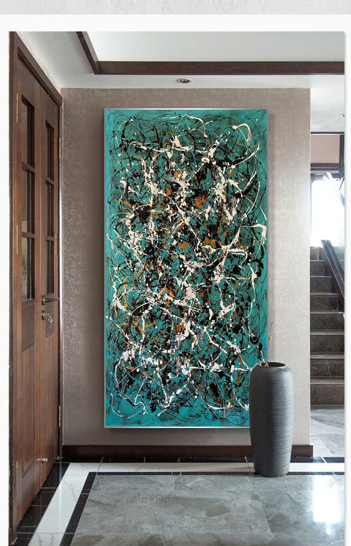 TURQUOISE FRENZY 40.1"x20.5"