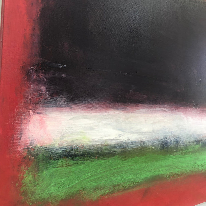 Mark Rothko Canvas Art Abstract Expressionist Paintings On Canvas Modern Fine Art Textured Handmade Wall Art Mark Rothko Painting | DARK REFLECTION - trendgallery.ca