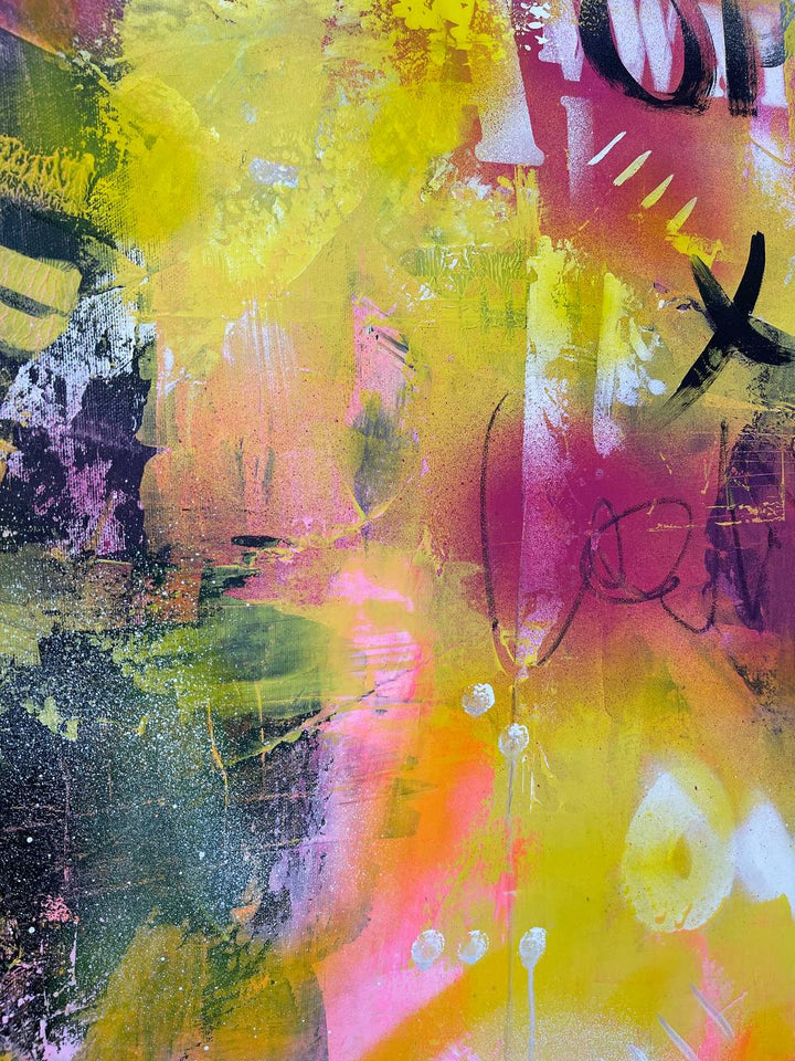 POSITIVE VIBES 46"x46"