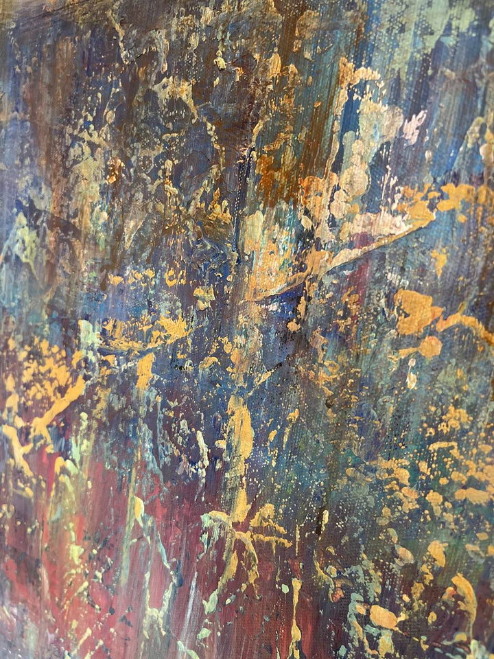 Large Colorful Painting on Canvas Abstract Contemporary Wall Art Original Artwork for Room | COMPREHENSION - trendgallery.ca