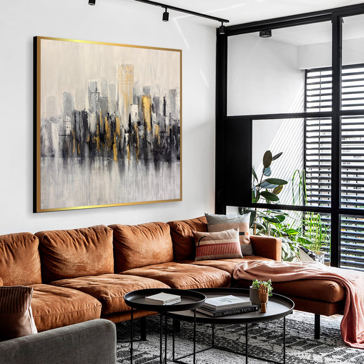 METROPOLIS HAZE 46"x46"