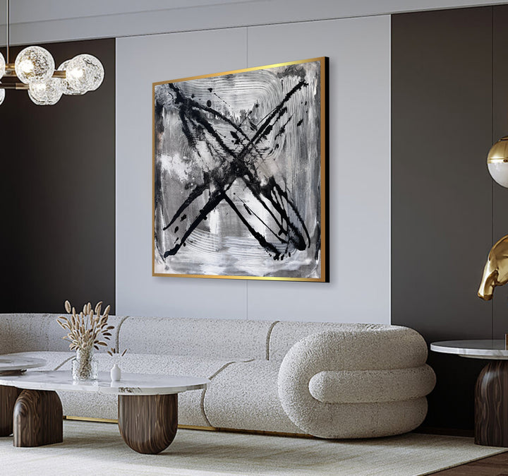 MONOCHROME IMPACT 26"x26"