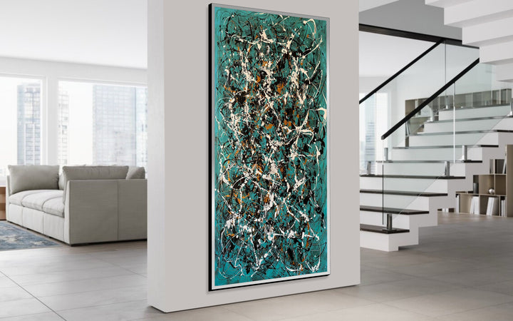 TURQUOISE FRENZY 40.1"x20.5"