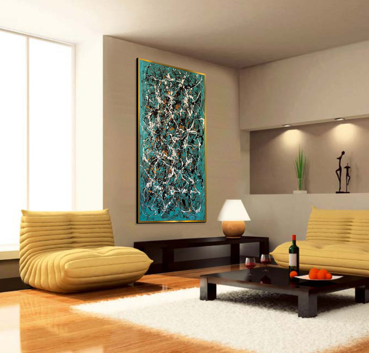 TURQUOISE FRENZY 40.1"x20.5"