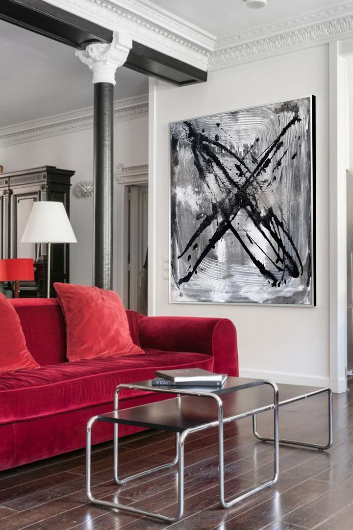 MONOCHROME IMPACT 26"x26"