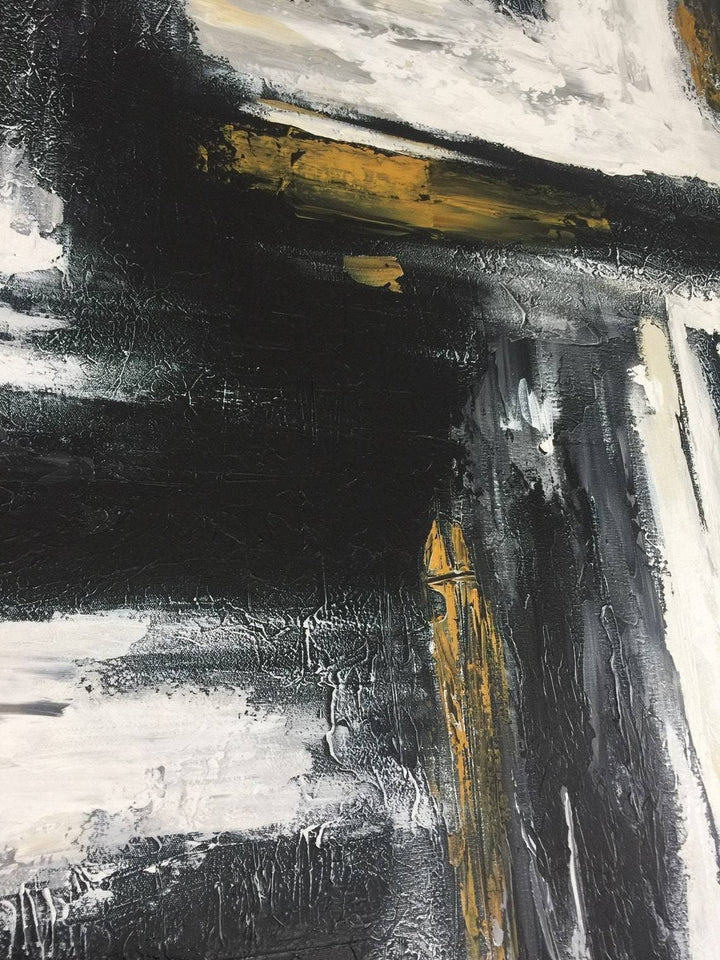 Abstract painting in Black and White | STREET VIEW - trendgallery.ca