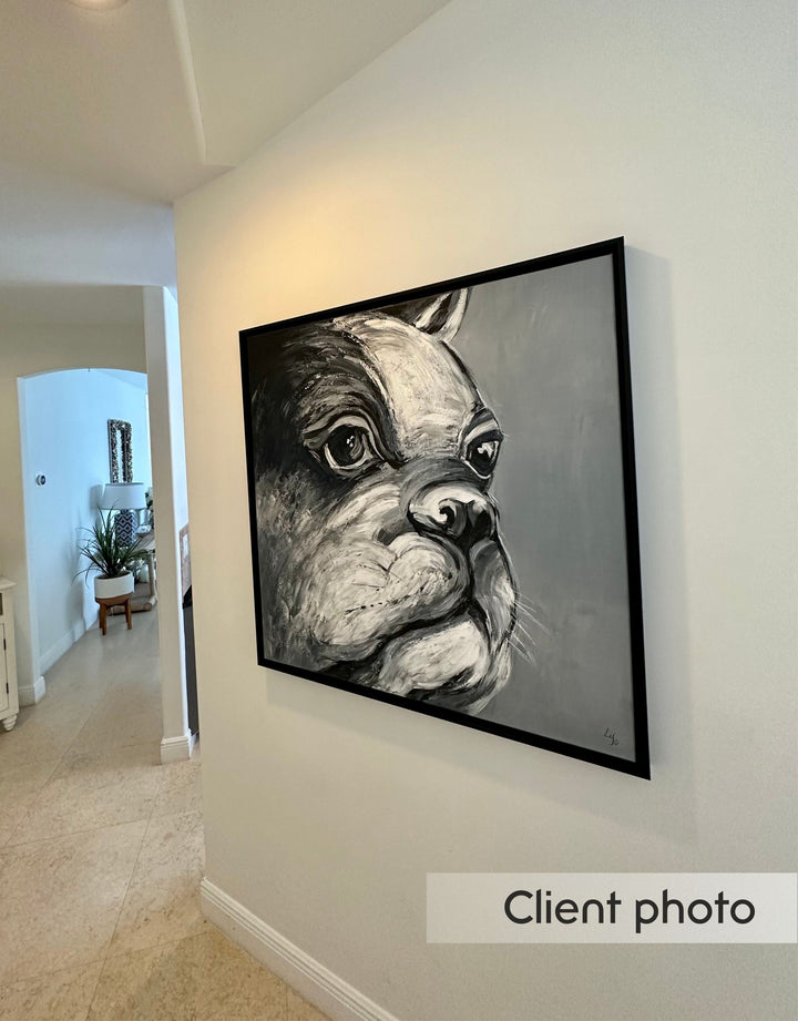 BULLDOG BENNY 32"x32"