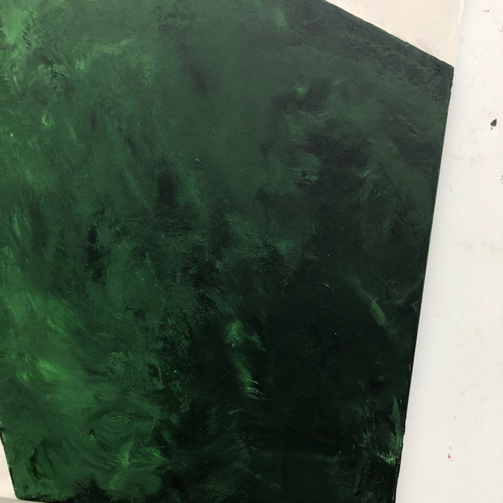 Large Green Abstract Painting Abstract Green Art on Canvas Original Modern Wall Art White and Green Art Geometric Wall Art | GREEN GEOMETRY - trendgallery.ca