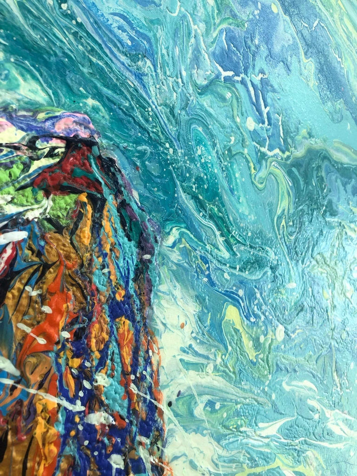 MOUNTAIN HEART 50"x50"