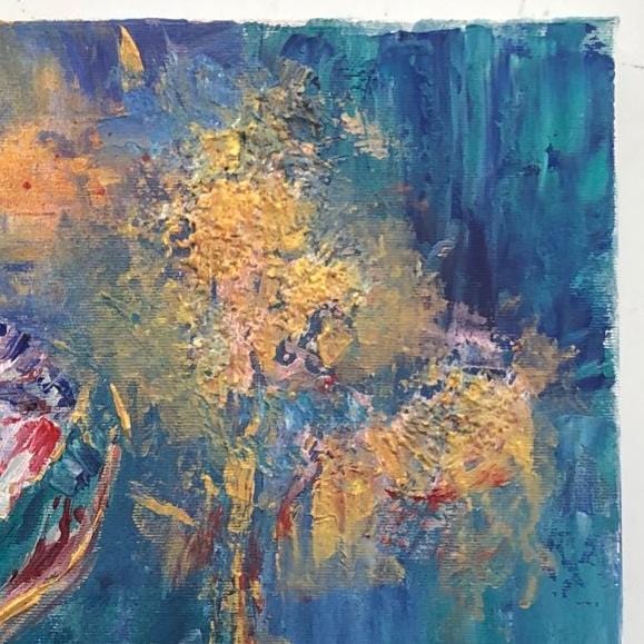 Large Abstract Colorful Figurative Paintings On Canvas Contemporary Fine Art Texture Painting Modern Wall Art | SECRET DREAMS - trendgallery.ca