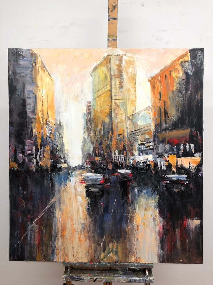 STREETS OF MANHATTAN 43.3"x39.3"
