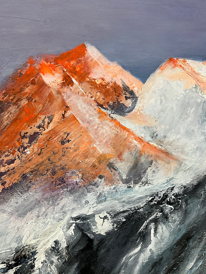 SNOWY MOUNTAINS 40"x40"