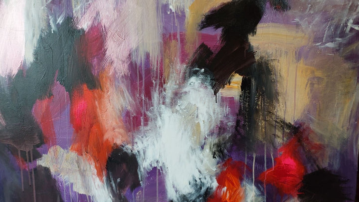 Extra Large Abstract Painting on Canvas Colorful Modern Art Original Vibrant Painting Contemporary Textured Art | HARSHNESS - trendgallery.ca