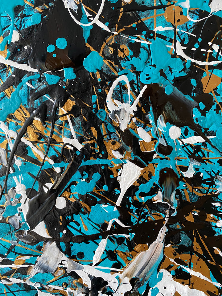 TURQUOISE FRENZY 40.1"x20.5"