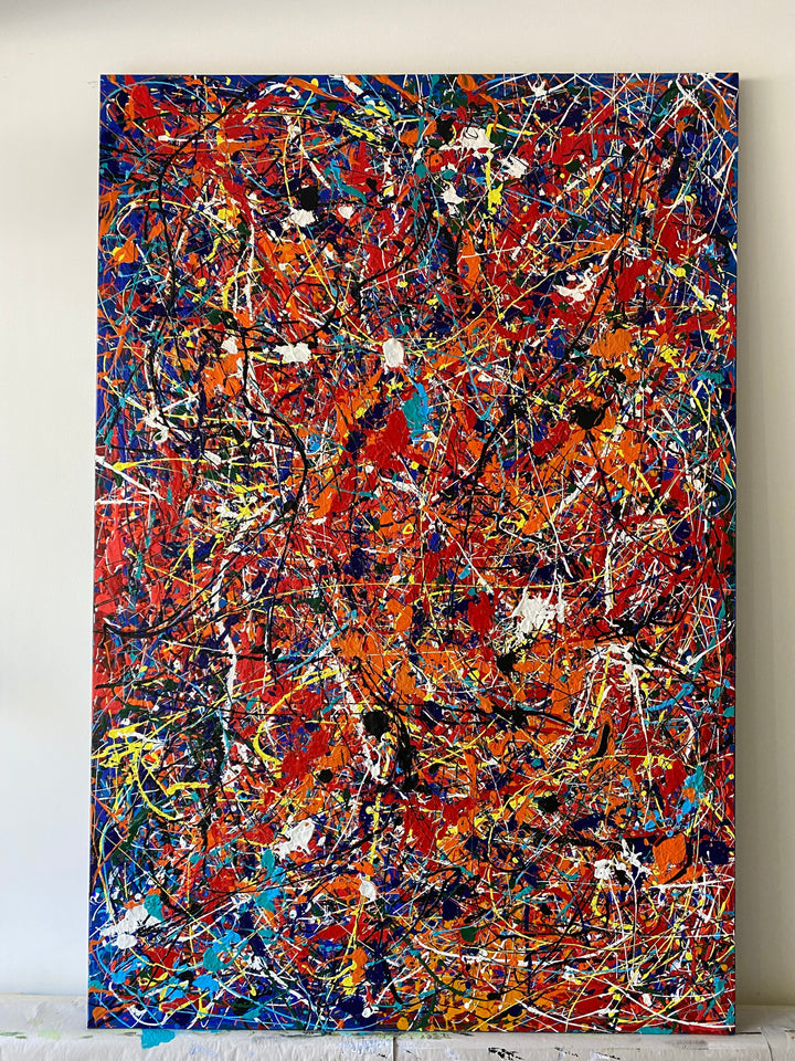 CHROMATIC FRENZY 20.5"x40.1"