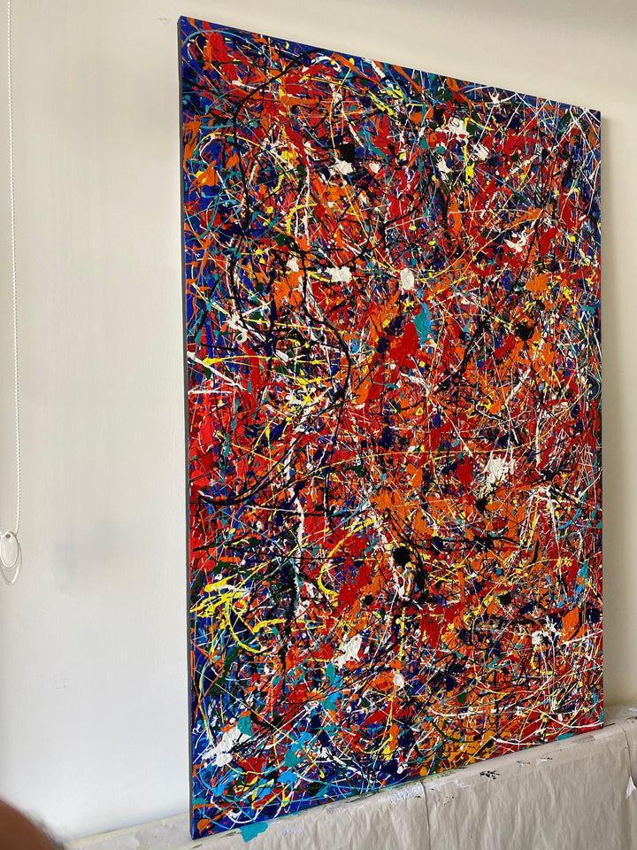 CHROMATIC FRENZY 20.5"x40.1"