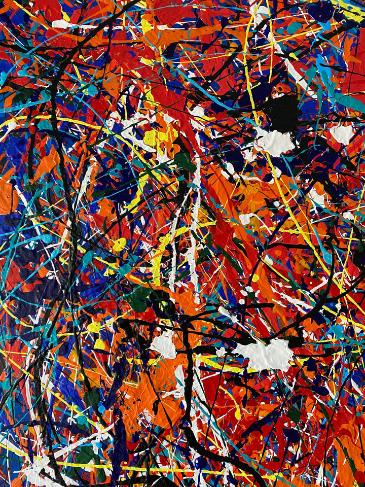 CHROMATIC FRENZY 20.5"x40.1"
