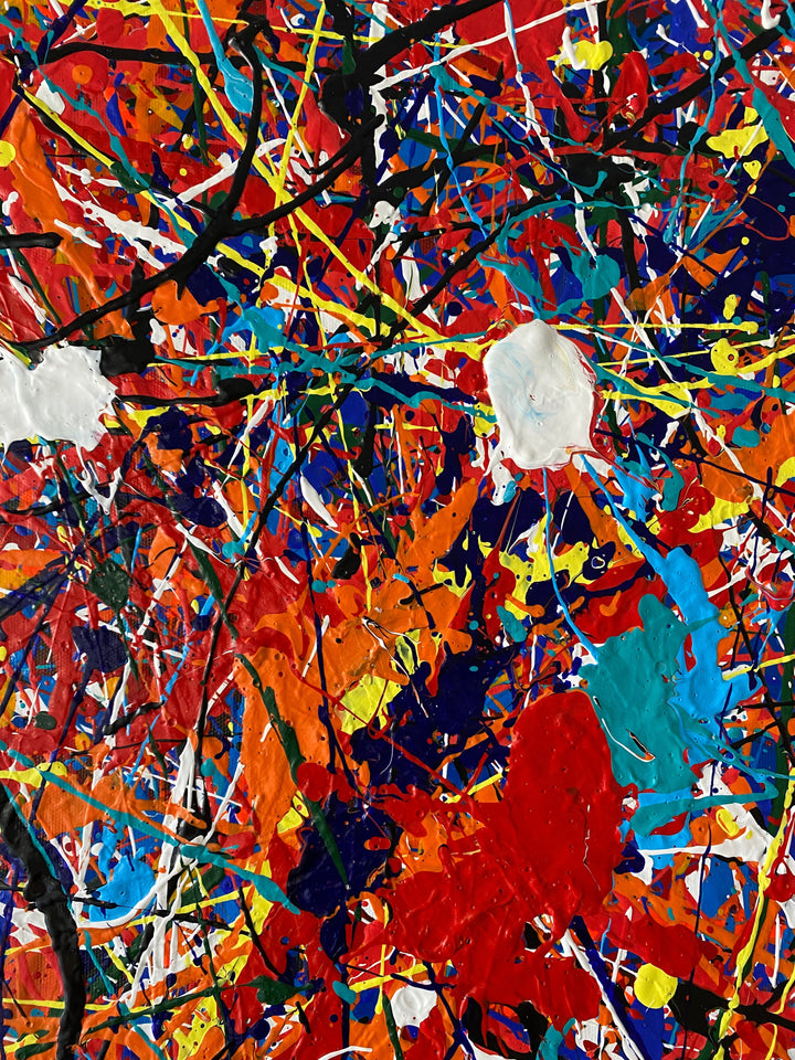 CHROMATIC FRENZY 20.5"x40.1"