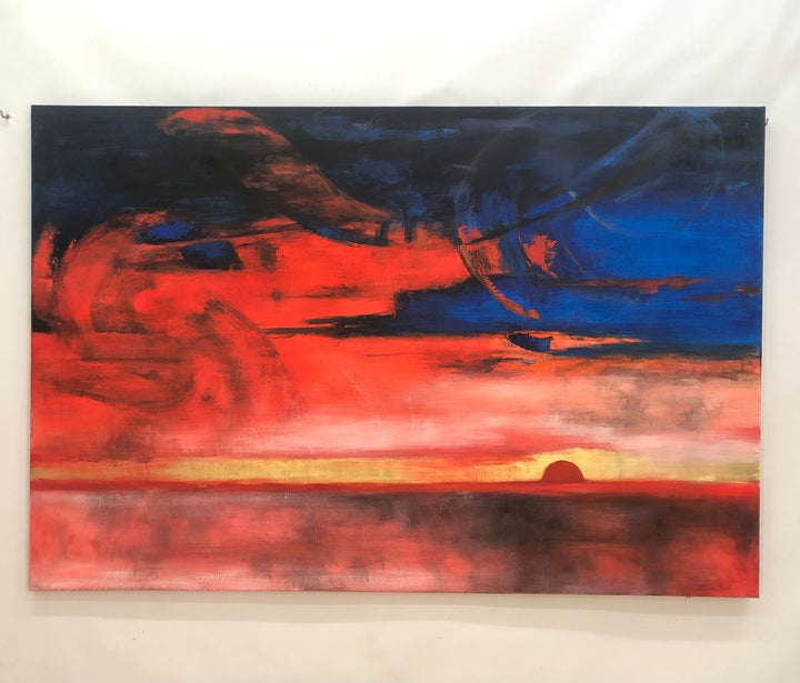 FIERY SUNSET 60"x90"